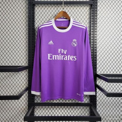 Madrid 2017/18 Away Retro Kit Full Sleeves